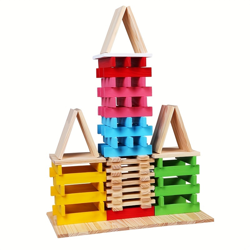 Wooden stick building store toys