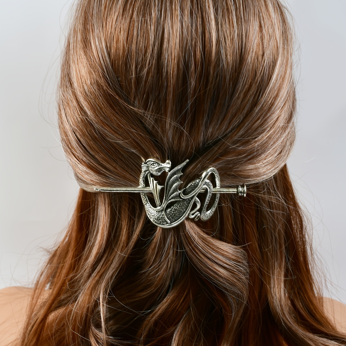 Viking Style Hairpin Hair Accessories Dragon Hair Barrettes - Temu