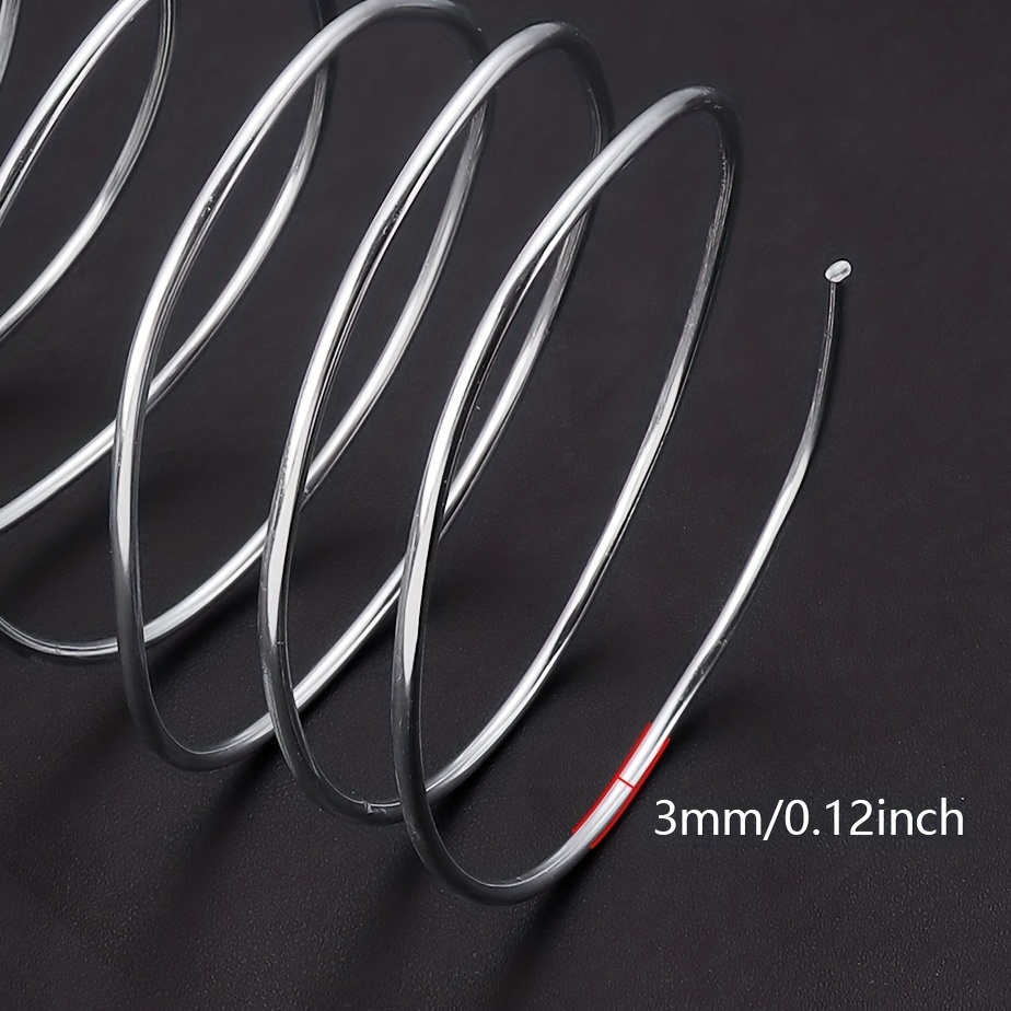  16.4 Feet Black Aluminum Craft Wire 3 mm Thickness Bendable  Metal Craft Wire for DIY Crafts Making