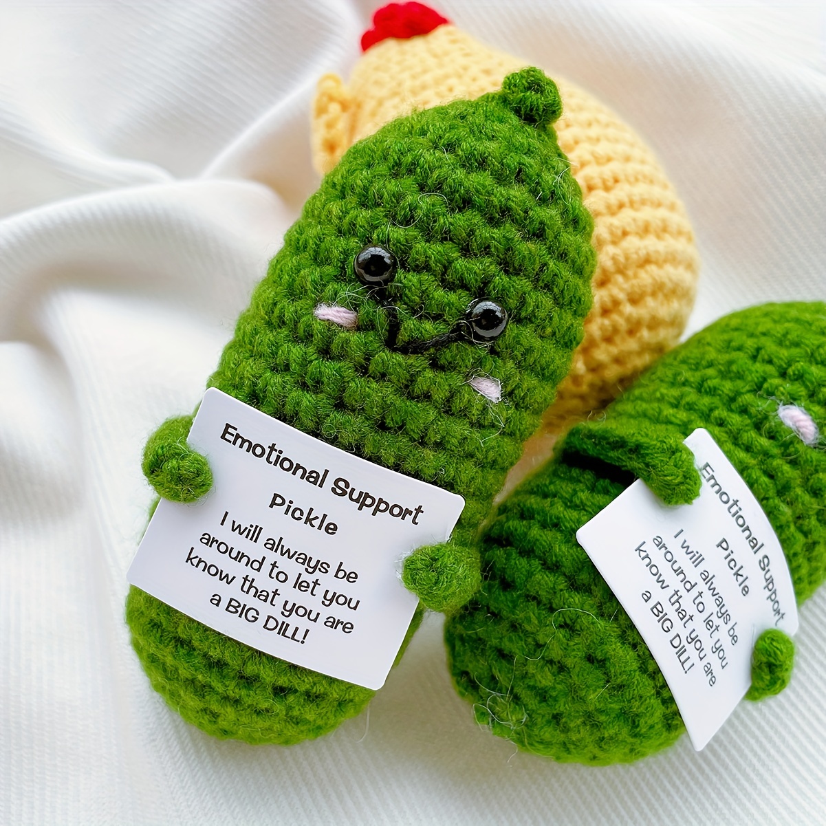  Handmade Mini Funny Positive Emotional Support Pickle