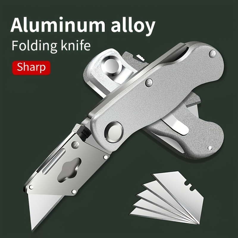 Aluminum Alloy Folding Knife Multifunctional Metal Utility - Temu