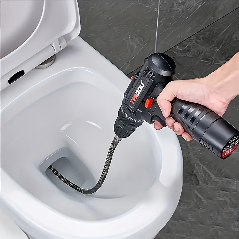 Piston de dragage d'égout de toilette domestique, haute pression, débloquer  rapidement le tuyau de toilette One Shot - AliExpress