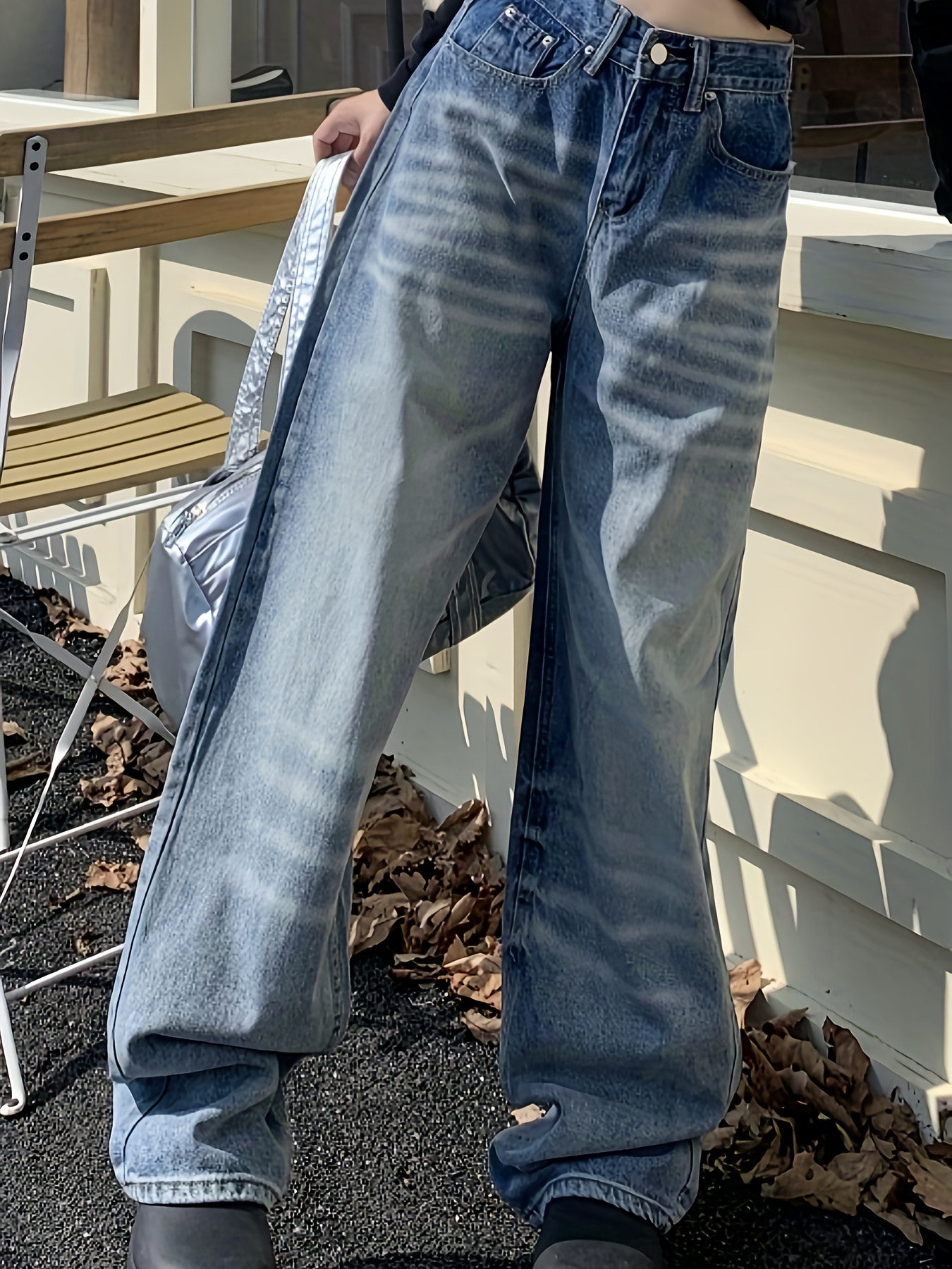 pantalones pierna ancha jeans Temu Morocco