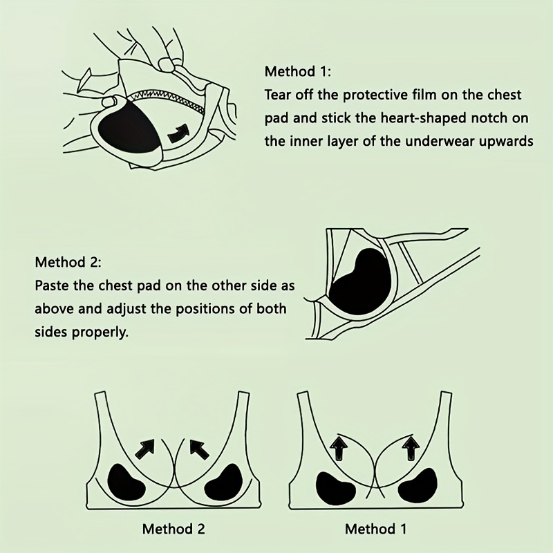 Invisible Adhesive Bra Insert Pads Chest Enhancer Women's Lingerie Accessories