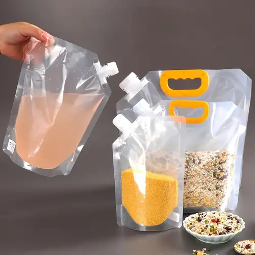 10 Sacchetti Sigillati A Prova Di Umidità Per Cereali, Sacchetti
