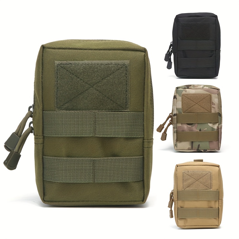 

Waterproof Tactical Molle Pouch - Compact Edc Bag For Climbing, Hiking, And Emergencies