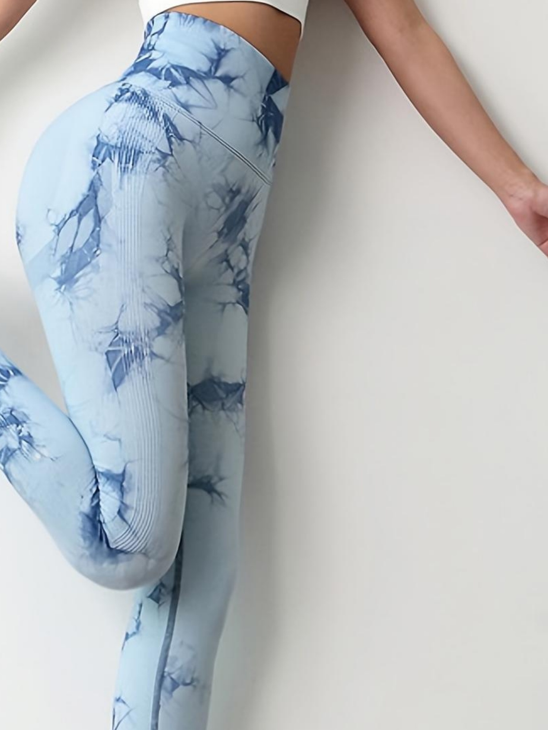 Womens Tie Dye Workout Leggings