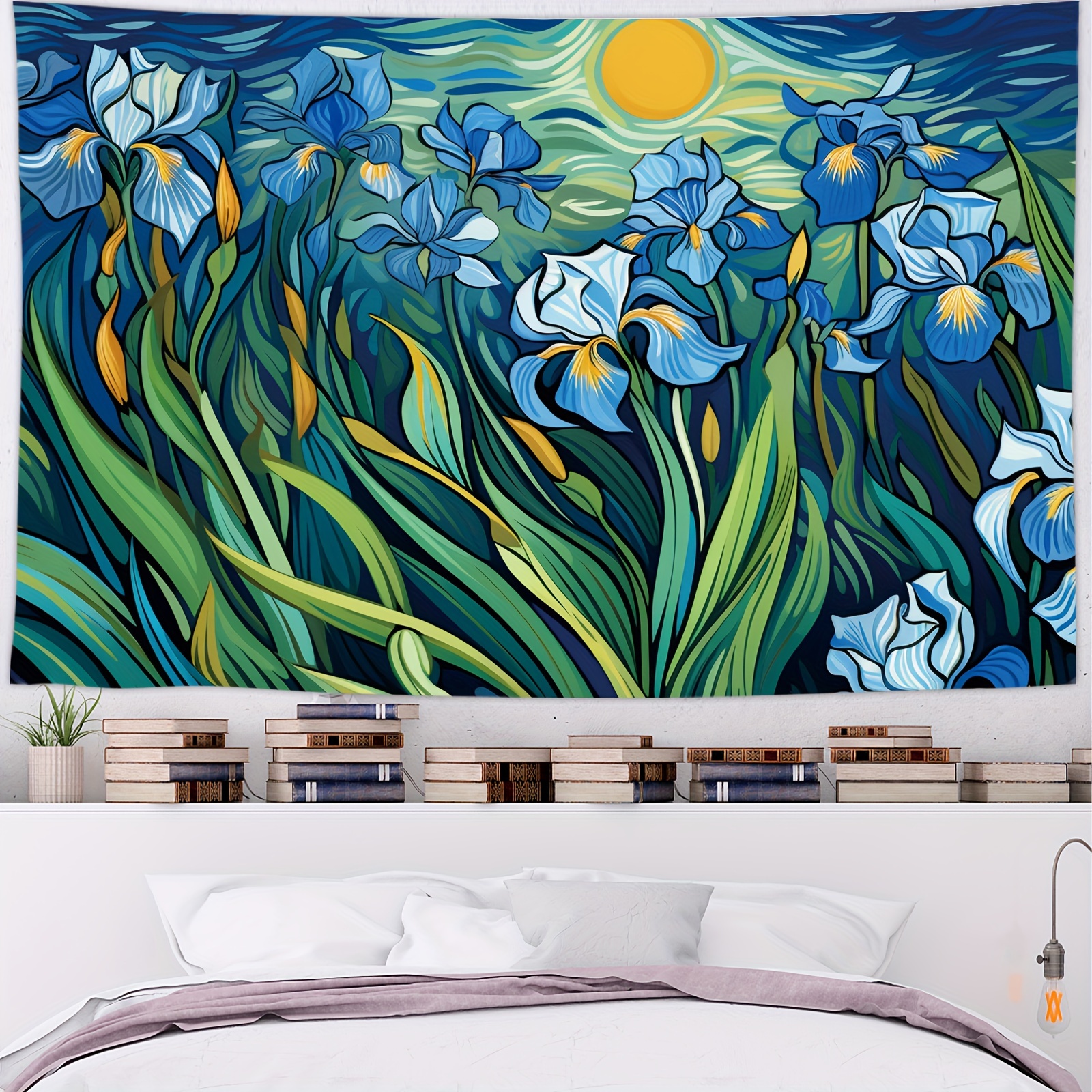 Wildflower Tapestry Vibrant Floral Design For Home Decor - Temu Canada