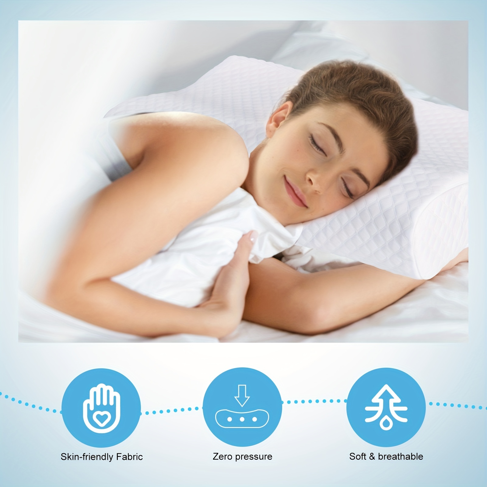 Orthopedic Butterfly Memory Foam Pillow