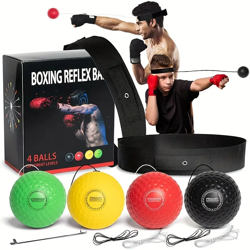 Boxing Ball, Balle De Réflexe Montée Sur La Tête Pour L