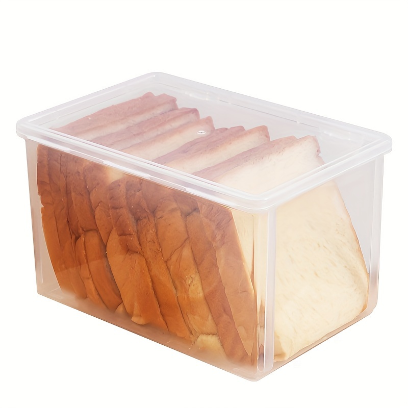 Bread Storage Box, Food Storage Box, Clear Bread Toasr Storage Box