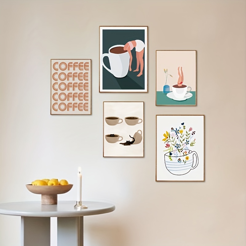 Designart Modesty Coffee Cup  Utensils Wall Art - Bed Bath & Beyond -  40007108