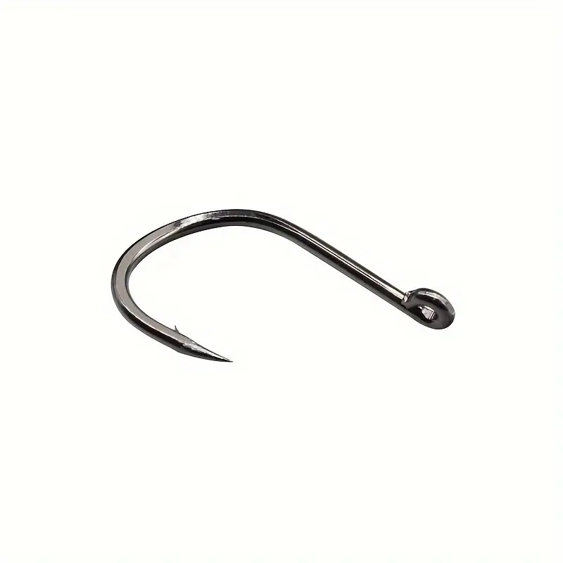 Size #3 #12 Barbed Fishhook Eye Stainless Steel Fishing Hook - Temu