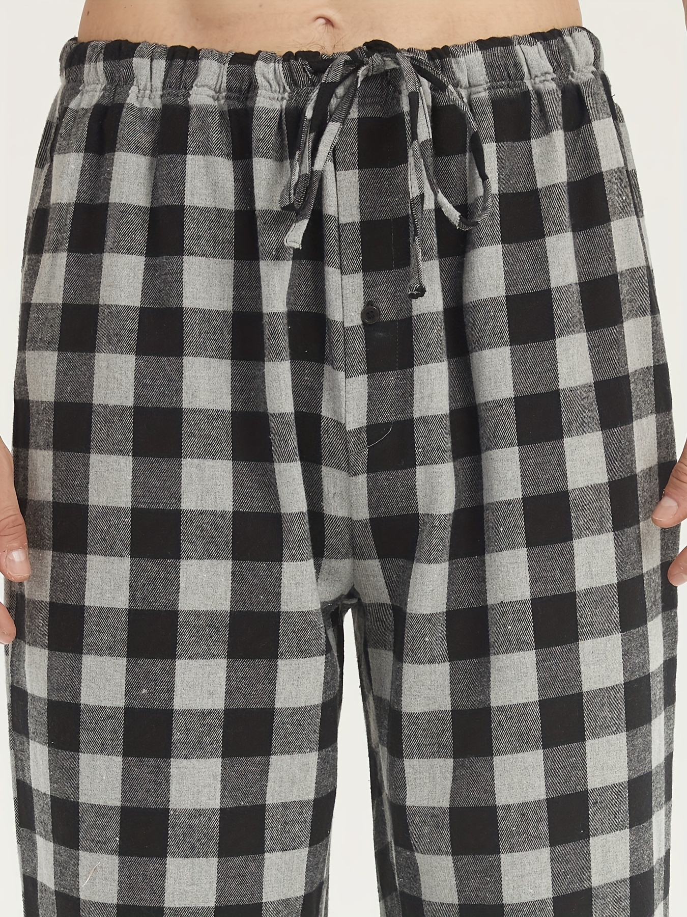 Conjunto Pantalones Pijama Franela Hombre Pantalones Pijama - Temu