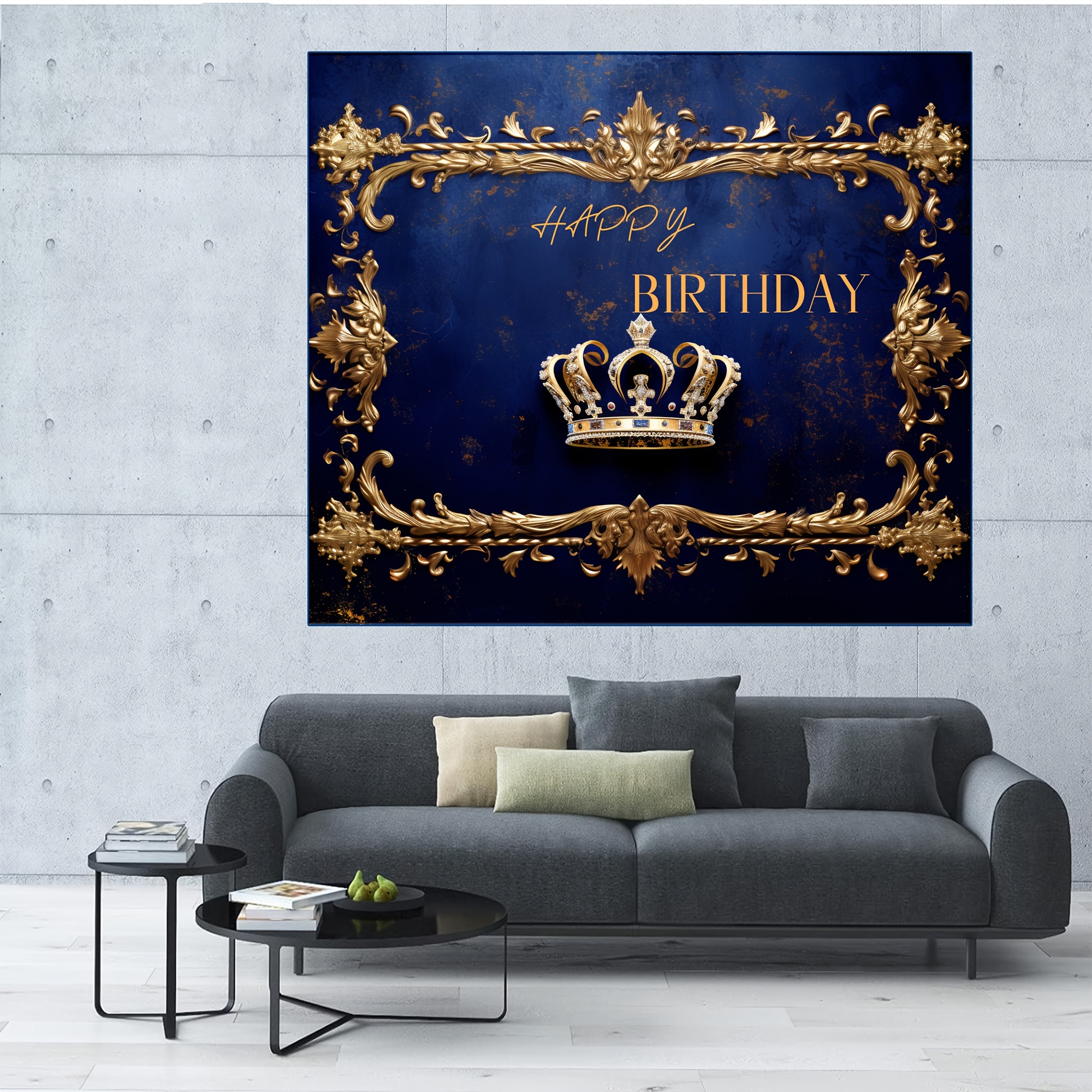 1pc 51×59in/70.8×90.5in Sfondo Festa Compleanno Principe - Temu Italy