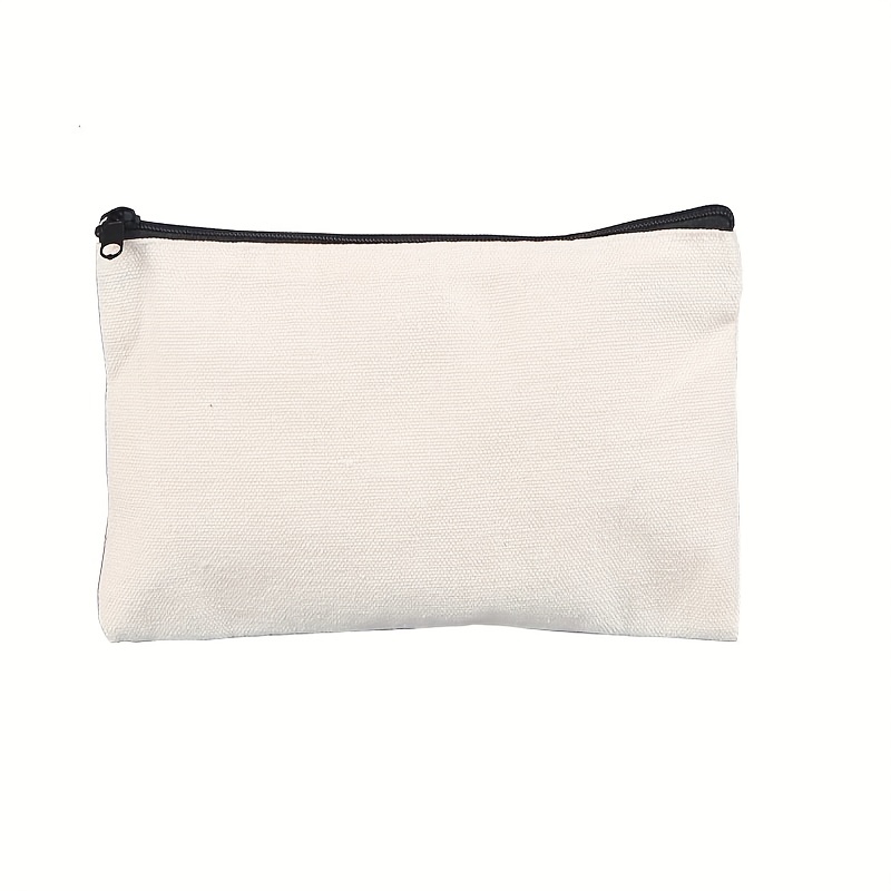 Plain best sale zipper pouch