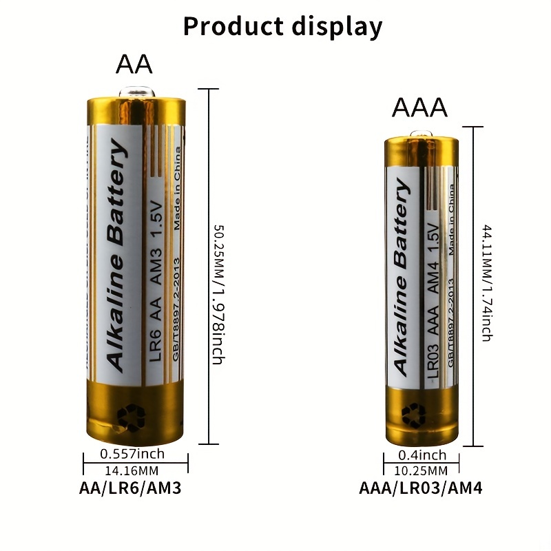 Aaa Battery Aaa Alkaline High performance Batteries 1.5 Volt - Temu