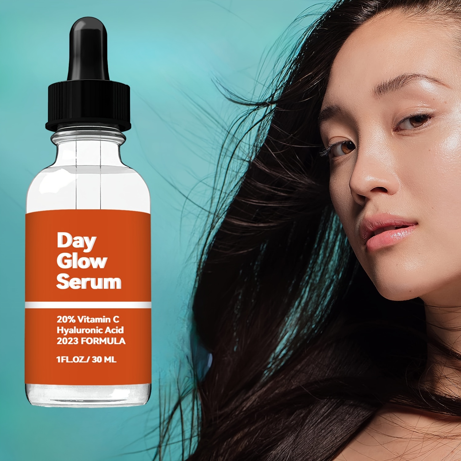 1 Fl. Oz. Day Glow Serum 2023 Formula With 20 Vitamin C & Hyaluronic Acid For Radiant
