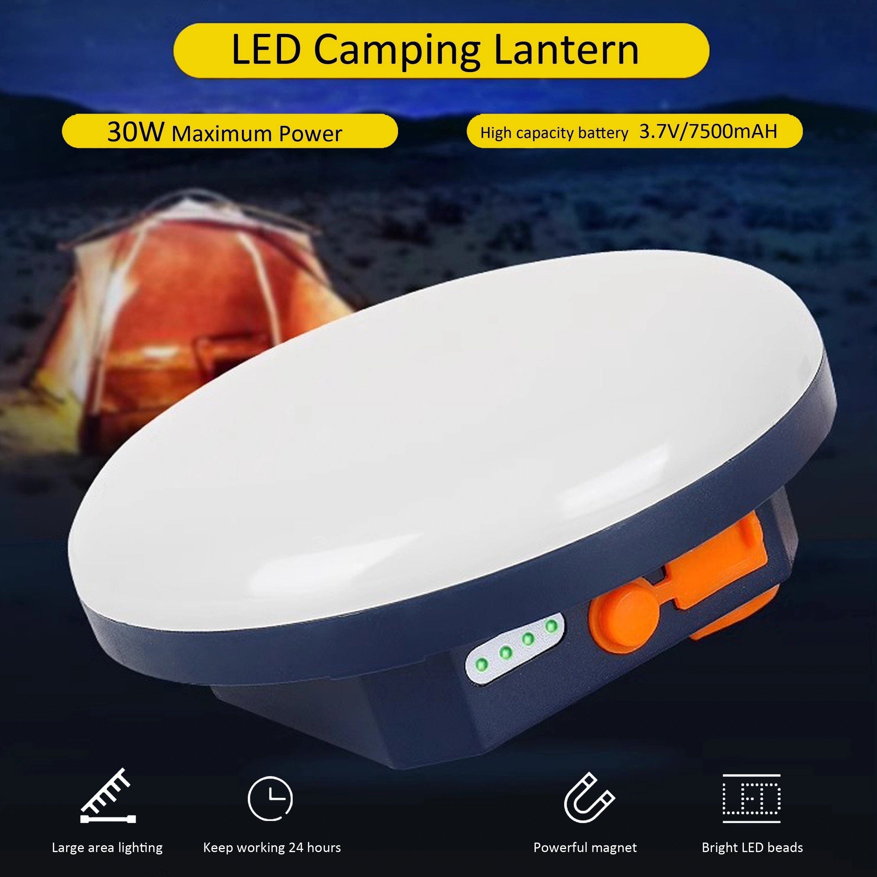 Led Camping Lantern Hanging Super Bright Portable Survival - Temu