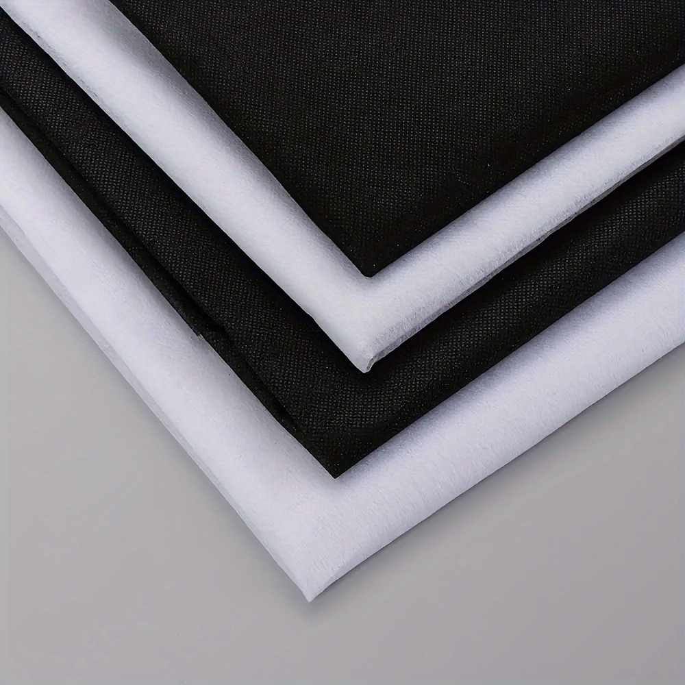 Black White Non woven Interlinings Iron On Single sided - Temu