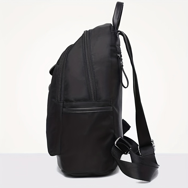 Textured Portable Shoulder Bag Nylon Lightweight Backpack