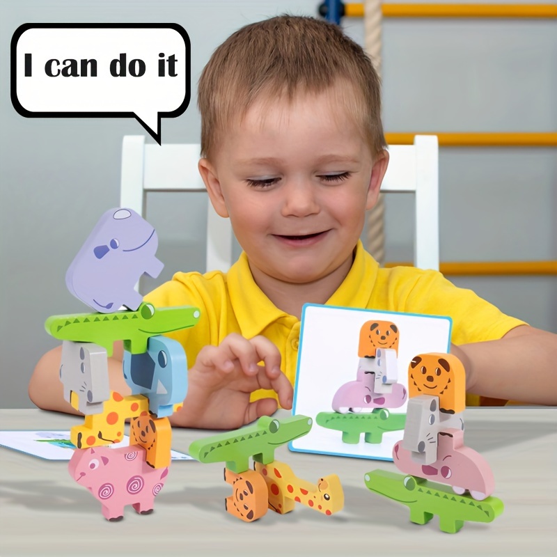LZOY Jouets Montessori Blocs En Bois Tri Et Empilage Jouets - Temu