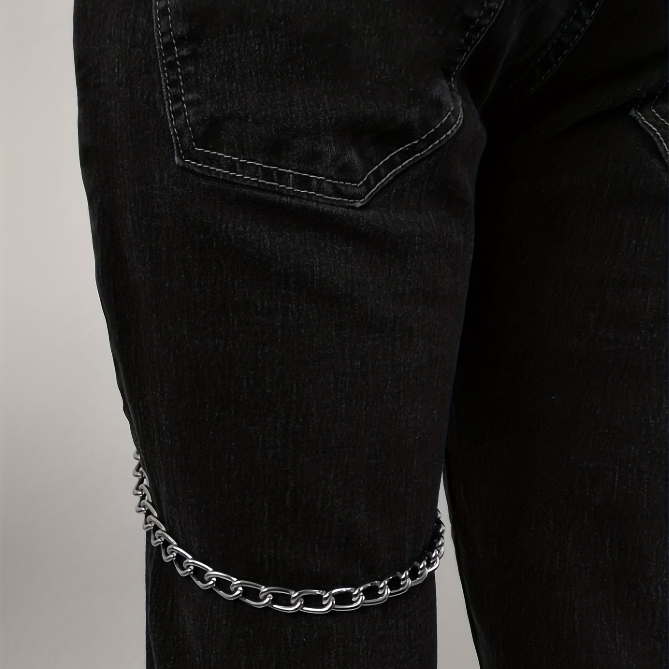 Godfather Chain Pant XX-Small / Black/White Stripe