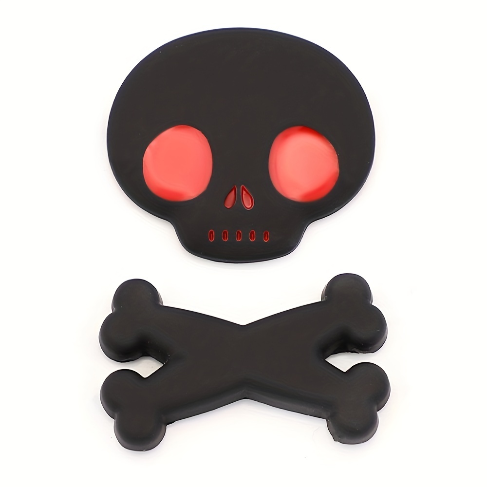 Exklusives Emblem Sticker Aufkleber Metall Knochen Auto Skull