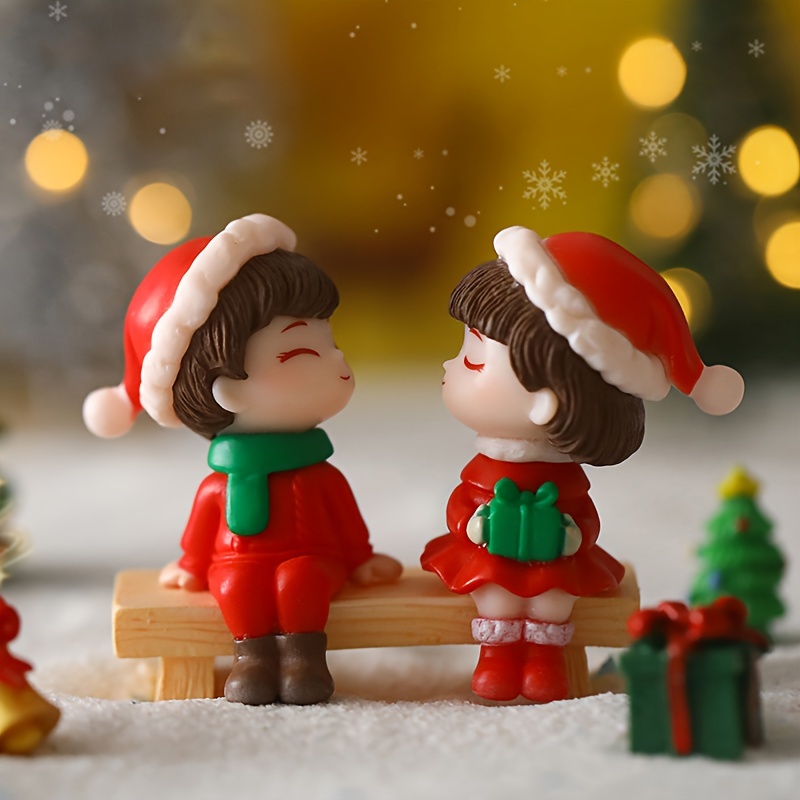 Miniature Landscape Ornaments Christmas Decorations - Temu