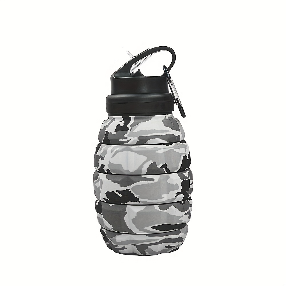 Portable Camouflage Water Bottle For Sports And Fitness Bpa - Temu