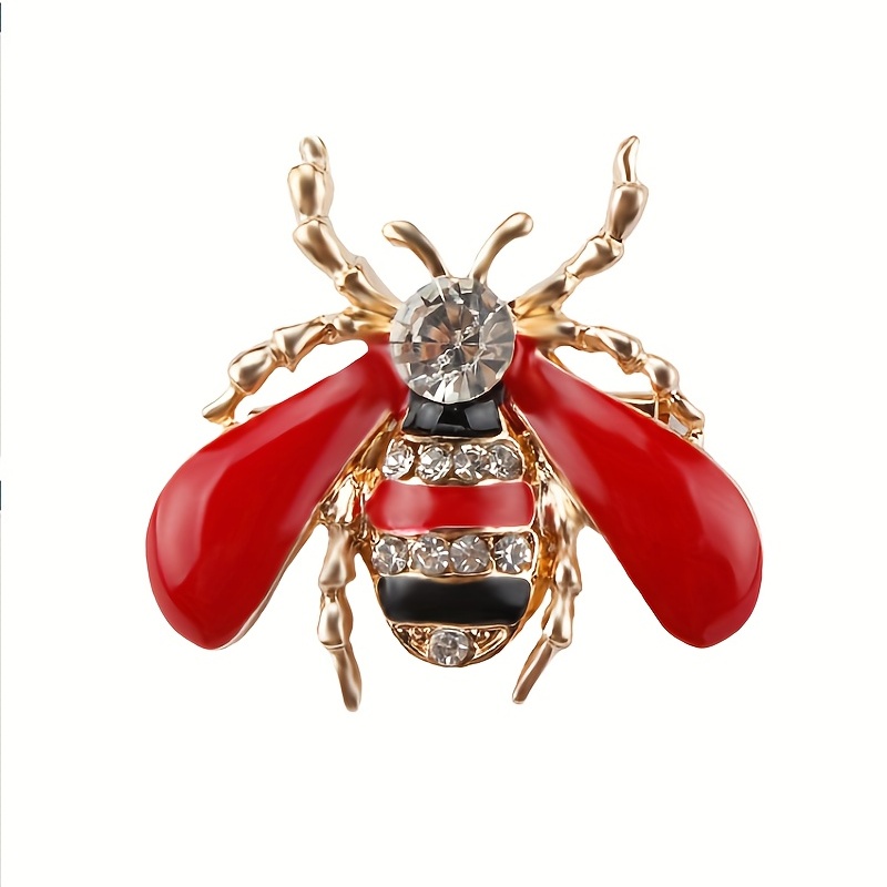 Cute Bee Brooch Insect Corsage Backpack Lapel Pin Men - Temu