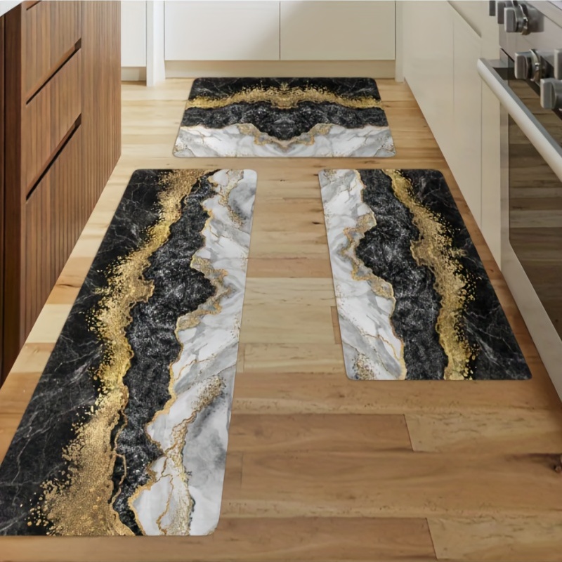 Marble Kitchen Mats For Floor Cushioned Kitchen Rug For Comfortable  Standing Waterproof, Easy Clean, Non-slip, Thick Kitchen Mat Set For Home  Office, Sink, Laundry - Temu