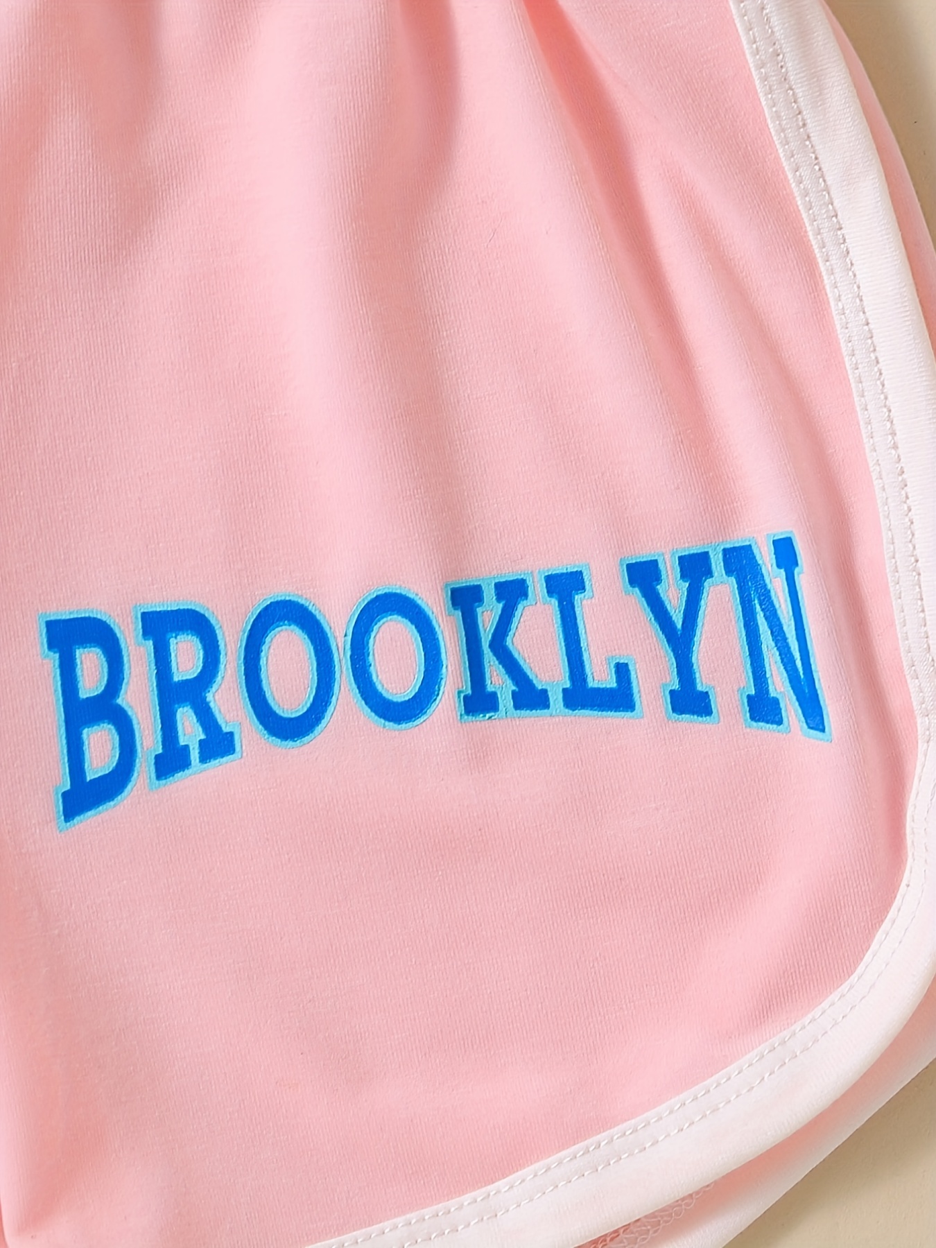 Toddler Boys Letter Graphic Contrast Binding Basketball Jersey