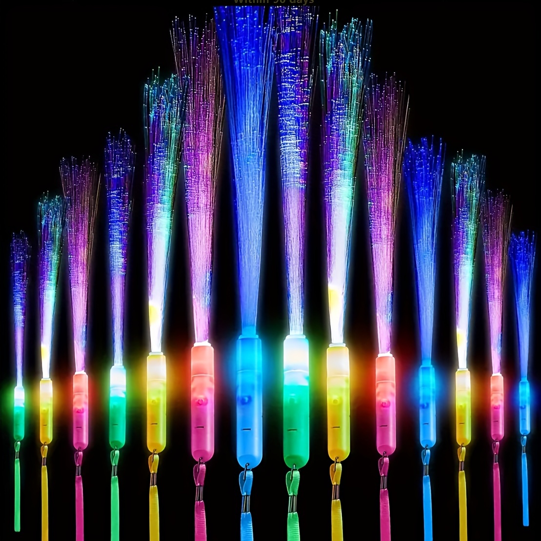 10pcs Wedding Glow Sticks Bulk Colorful LED Foam Stick Glow