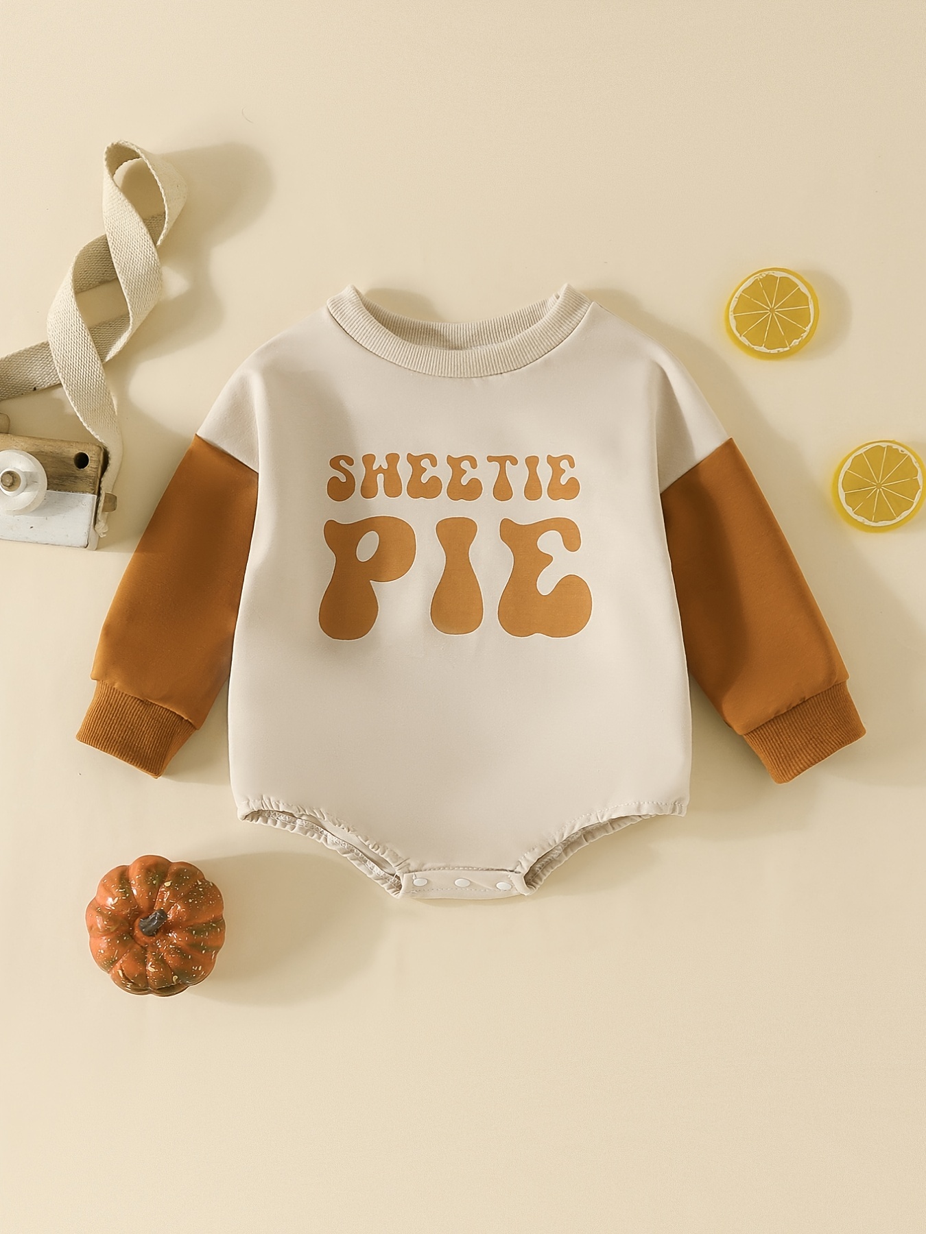 Baby best sale pumpkin romper