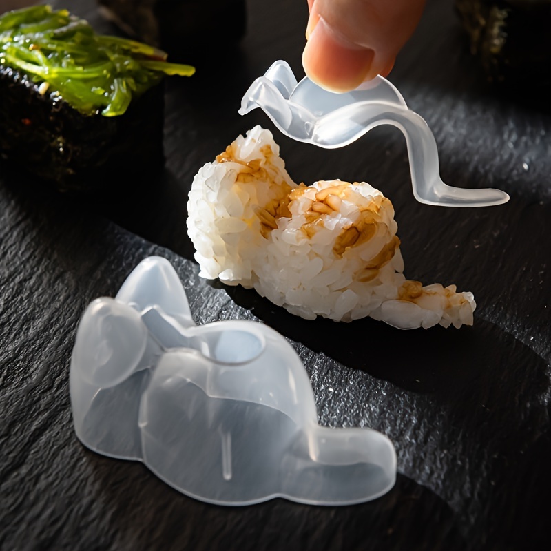 Moule à boulettes anti - adhésif Sushi Making Kit Cartoon animaux phoques  Sushi Bento Making moule avec algues nori emoji knife Bento Box accessoires  bricolage cuisine et enfants pique - nique outils