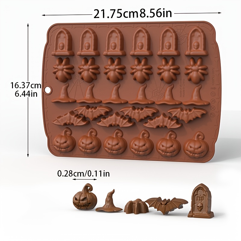  Silicone Chocolate Molds Witch Hat Wizard Hat Baking