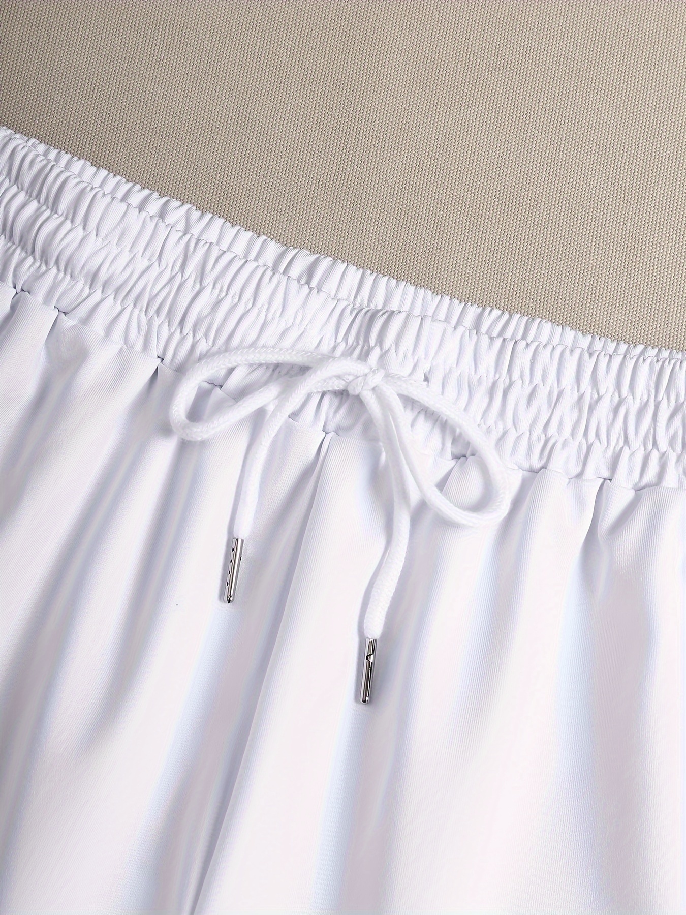Cute Drawstring Elastic Waist Home Wear Shorts