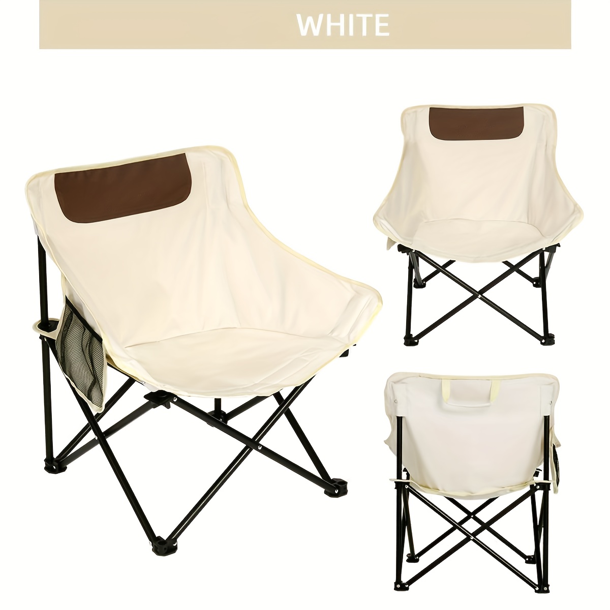 Portable Folding Moon Chair for Outdoor Camping & Picnic