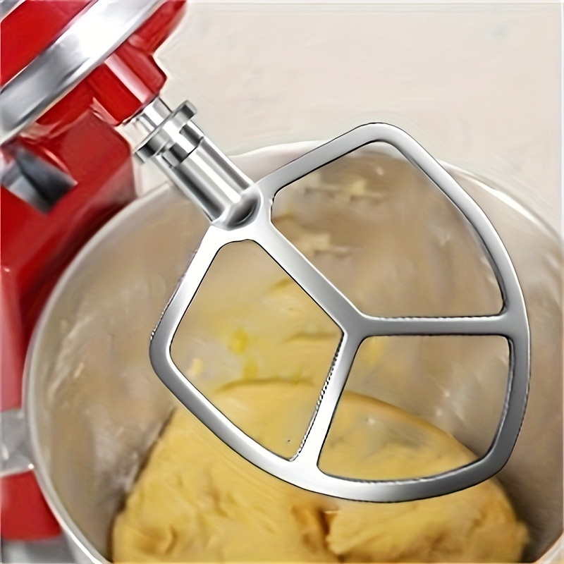 KitchenAid 5-6 Quarts (approximately 1.8 Liters) Flat Bottom Mixer,  Stainless Steel Paddle Attachment Suitable For KitchenAid Professional 5  Plus And 600 Series Mixers, Mixing Accessories, Dishwasher