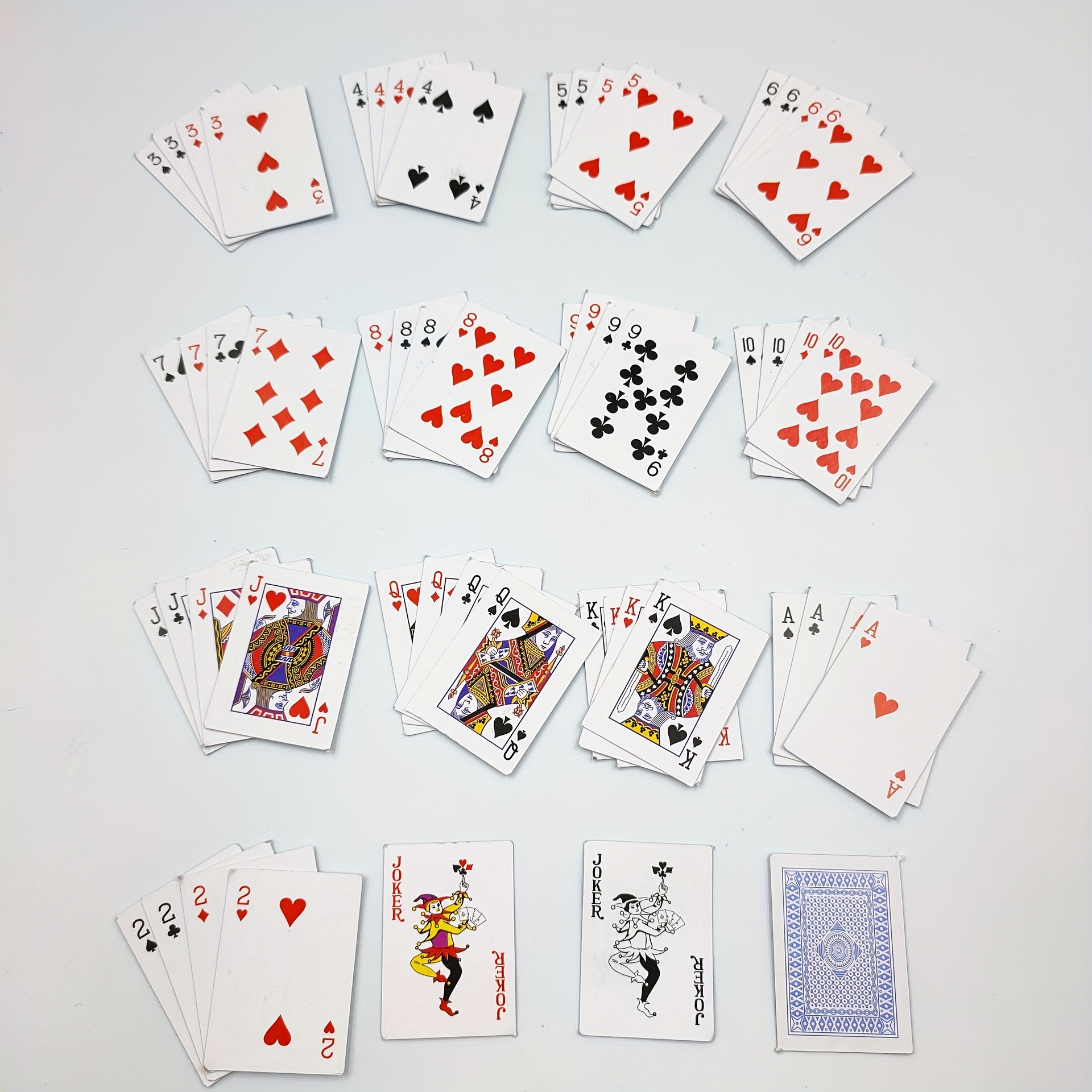 Mini Poker Playing Cards Keychain Random Fun Model Boll Cute - Temu