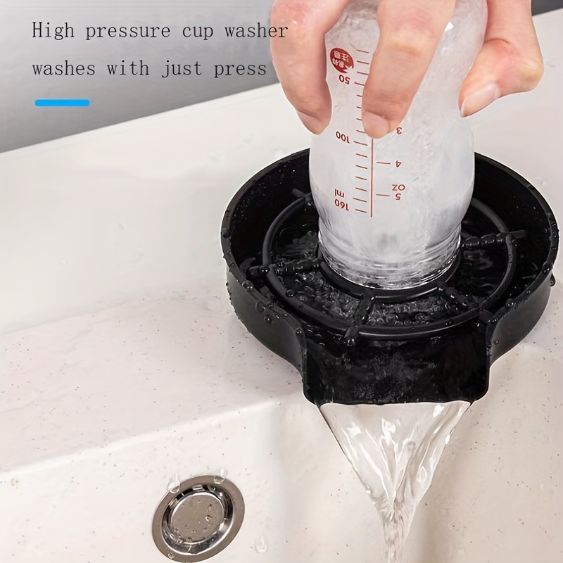 Automatic Glass Cup Washer High Pressure Kitchen Rinser Machine Bar Cup  Cleaner