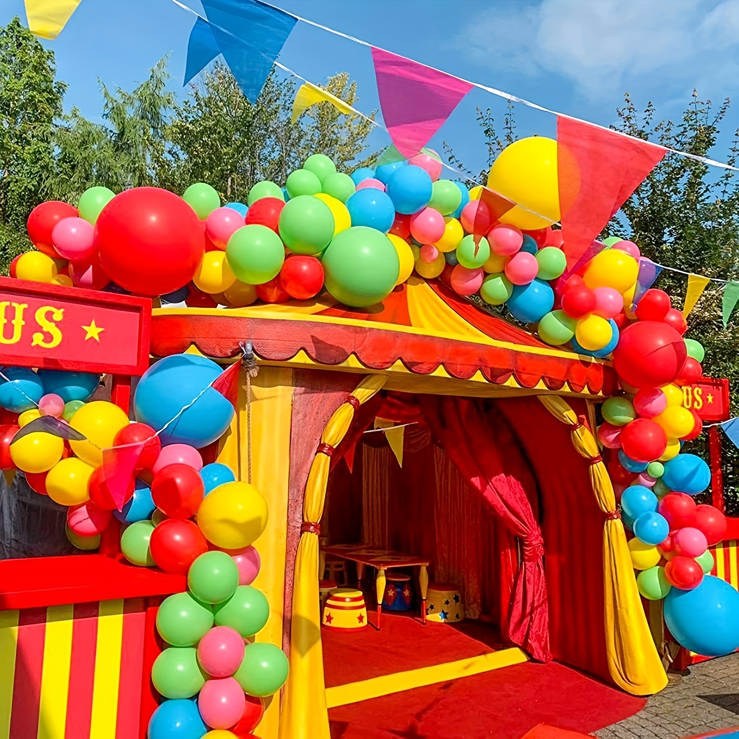  Paquete de 100 globos de colores surtidos con bomba de globos,  globos de fiesta arcoíris de 12 pulgadas para cumpleaños, globos de látex  coloridos para guirnalda de arco y decoración de