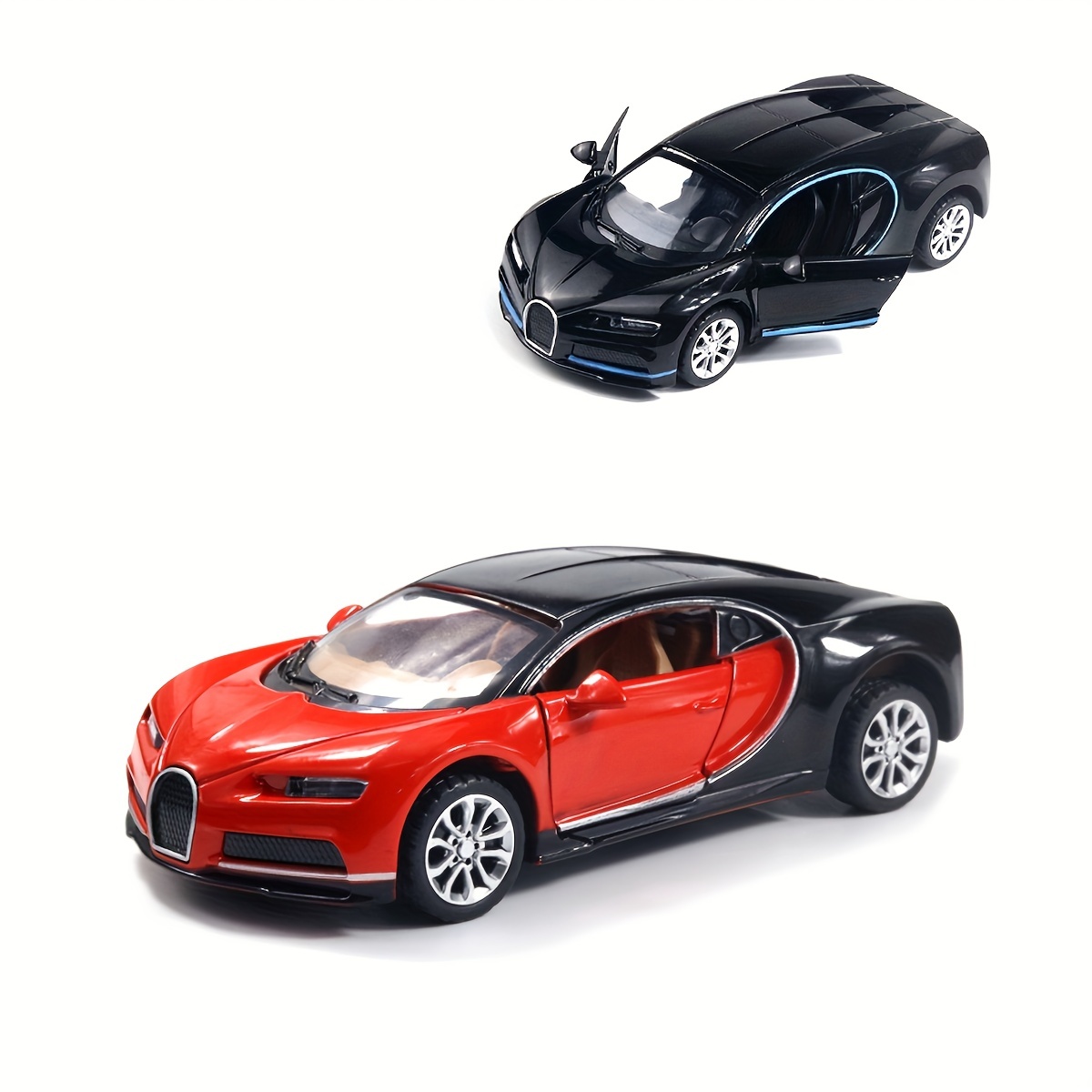 Juguete de coche modelo 3 a escala 1:32 con sonido y luz, mini vehículos de  aleación fundidos a troquel juguetes para regalo de niños o colección de