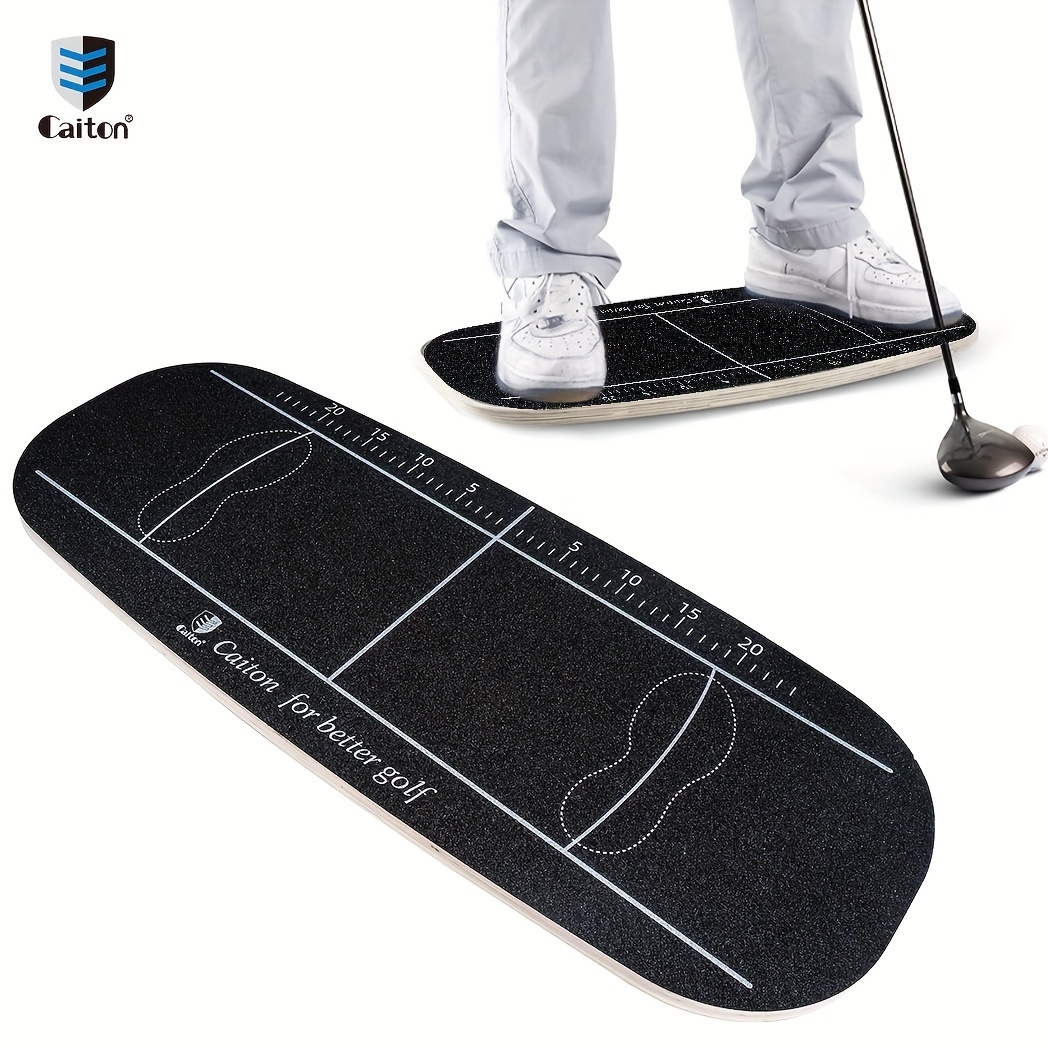 

Caiton Golf Balance Board, Wood Anti-slip , Golf Rhythm Trainer - ,