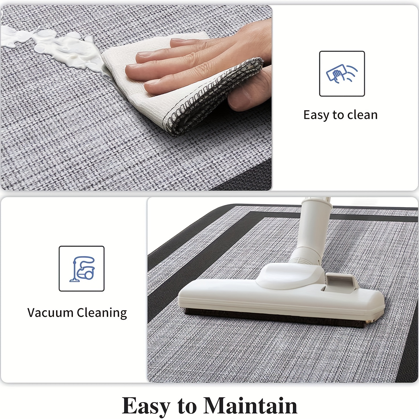 Anti-fatigue Non-slip Kitchen Floor Mat - Waterproof, Dirt-resistant,  Machine Washable, Perfect For Laundry, Bathroom, And Living Room - Enhance  Room Decor - Temu