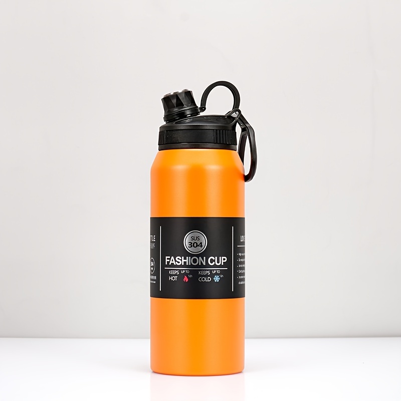 TAL Stainless Steel Ranger Water Bottle 64oz, Summer Orange 