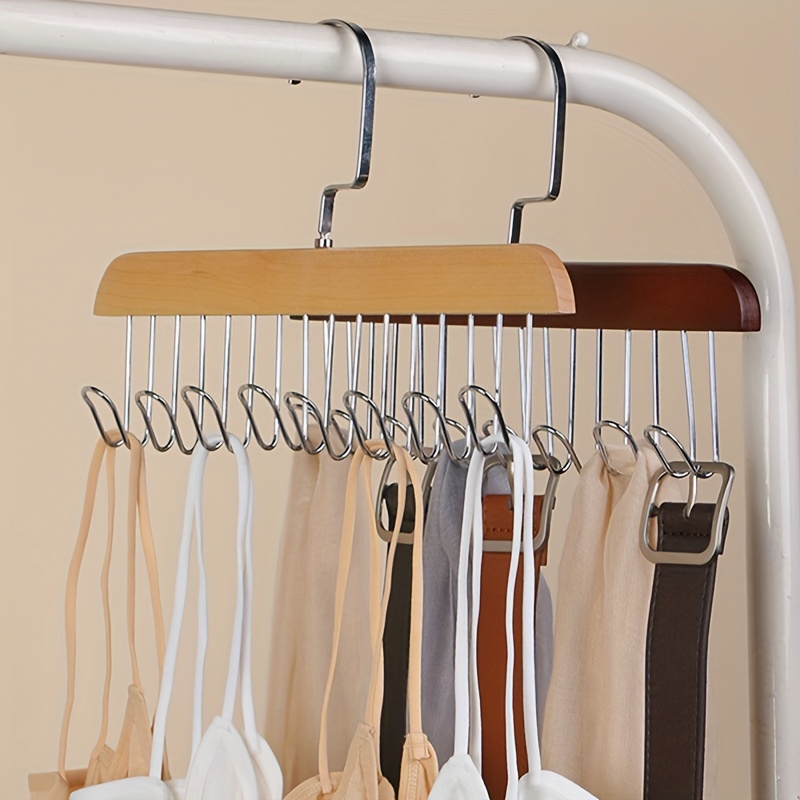 8 Hooks Clothes Storage Hangers Hanging Rack For Scarves - Temu