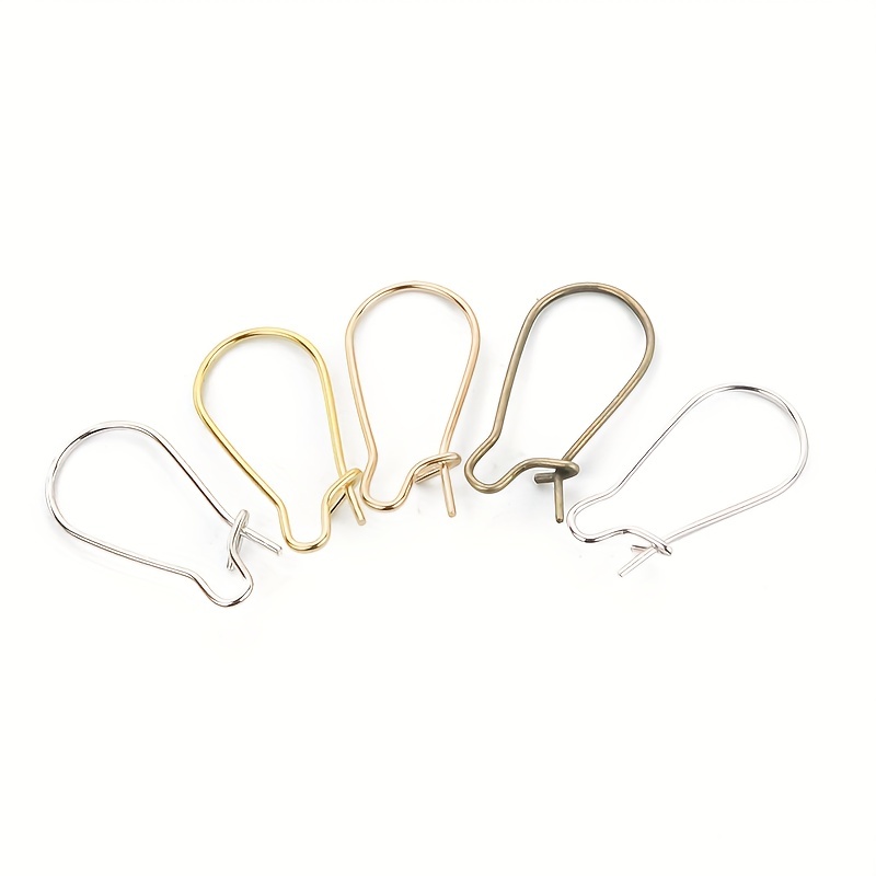 D shaped French Spring Ear Clip Ear Hook Leverback Earrings - Temu