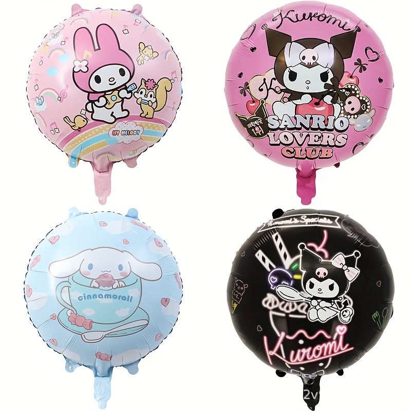 Cute Anime Party Decoration Balloons Aluminum Film Material - Temu